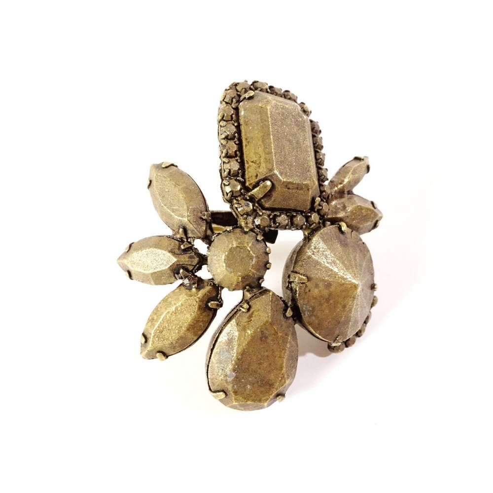 JOOMI LIM Women's Pretty Bijoux Ring Sz 8 NWOT 188 BRASS